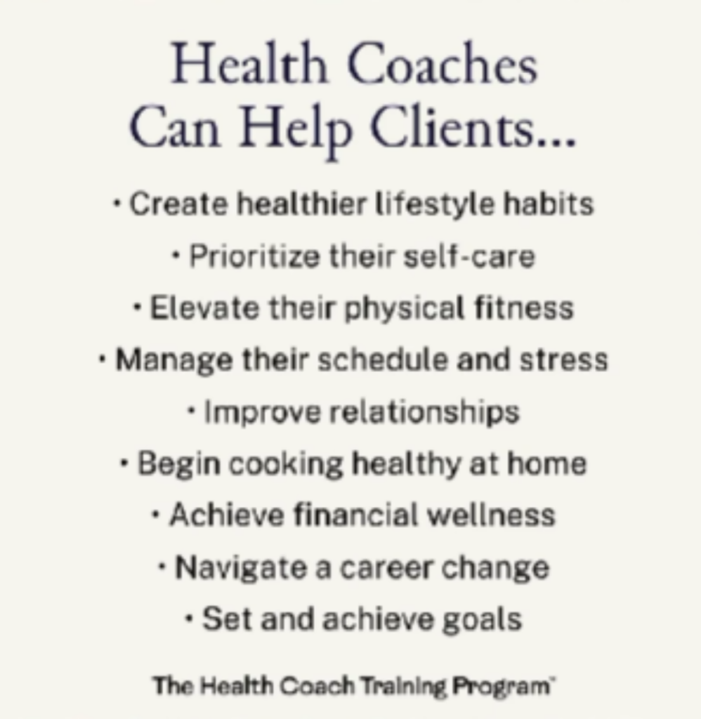 Ways health coaching can help clients