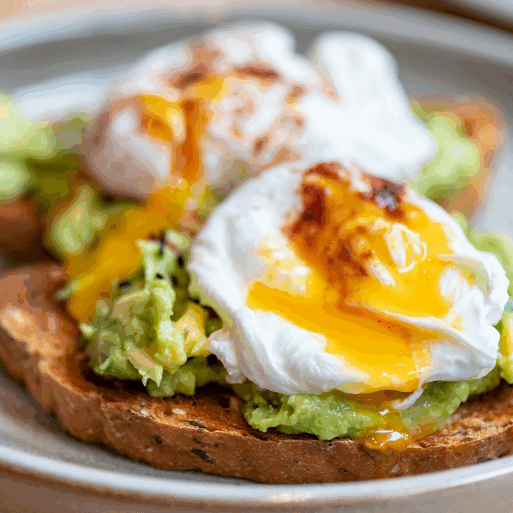 Hormone-supportive breakfast with protein and healthy fats.