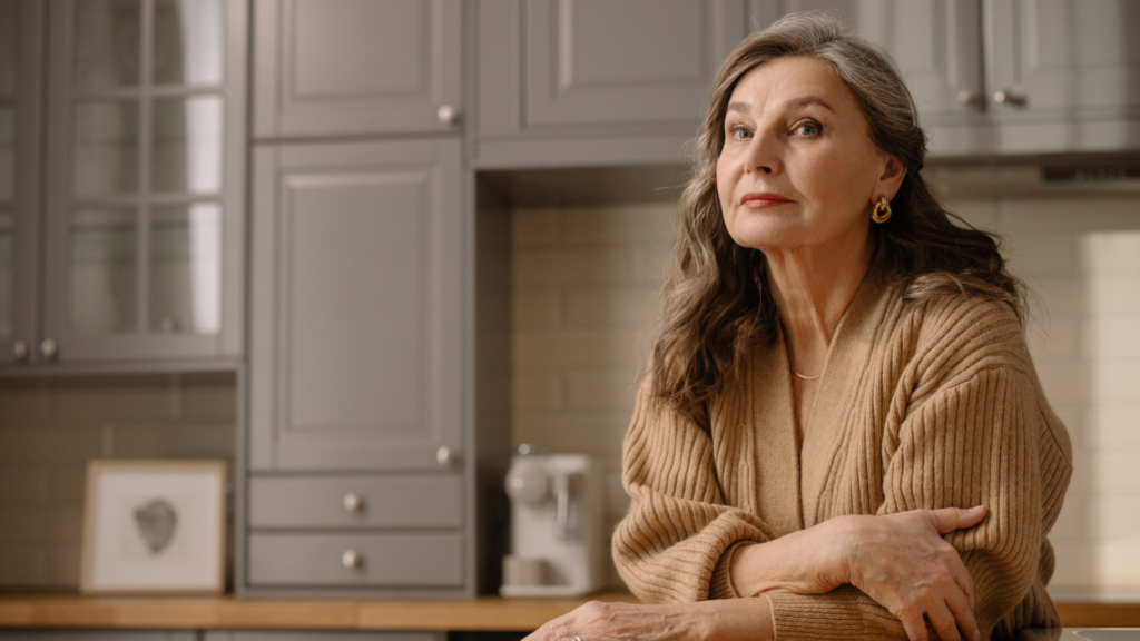 Midlife woman wondering why perimenopause symptoms feel worse